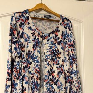 Women's Multi Color Button Up Cardigan